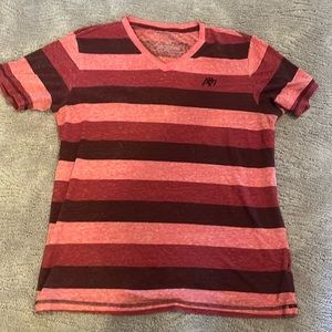 Aeropostale men’s red striped t shirt.  NWOT